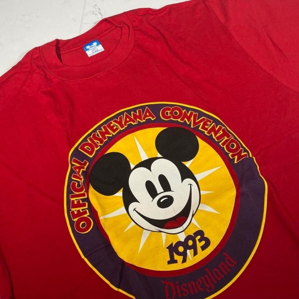 Vintage 1993 Disneyana Convention T-Shirt Disneyland Mickey‎ XL USA Made
